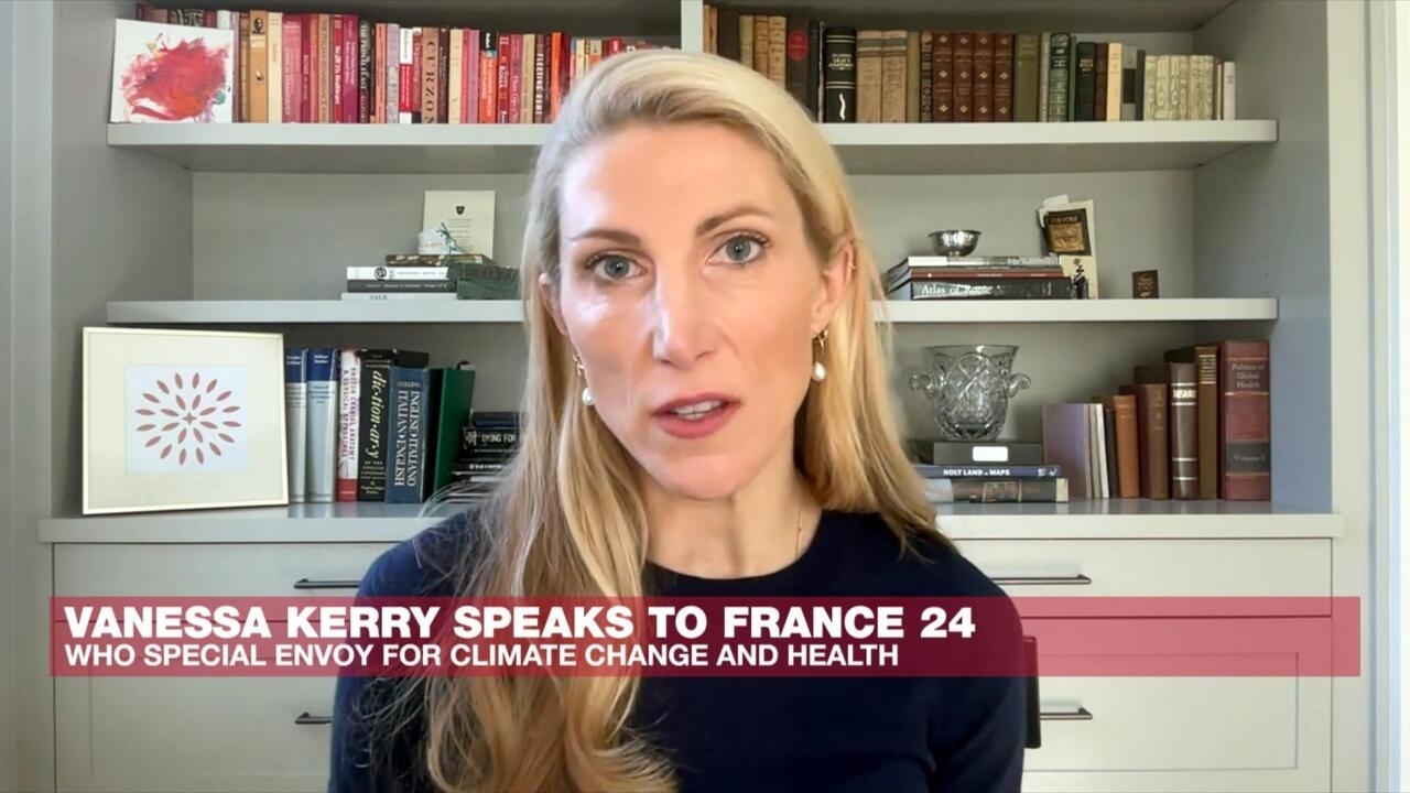 Tête à tête – ‘The climate crisis is a health crisis,’ WHO’s Vanessa Kerry tells FRANCE 24Tête à tête – ‘The climate crisis is a health crisis,’ WHO’s Vanessa Kerry tells FRANCE 24